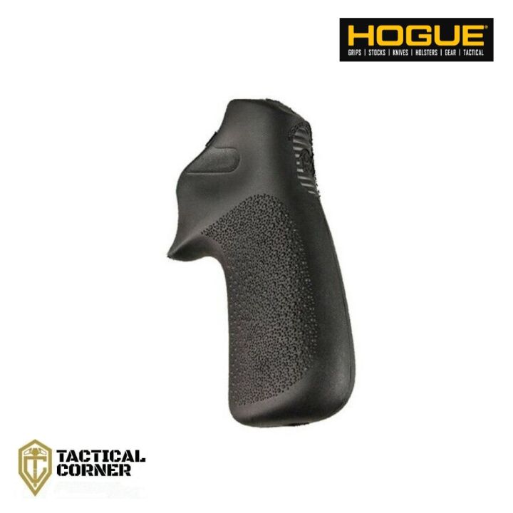 Hogue Black Rubber Tamer Cushion Grip Without Finger Grooves For Ruger Lcr Lcrx Sku 78030