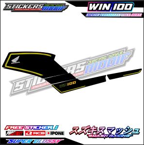 STRIPING VARIASI MOTOR HONDA WIN 100 / STICKER LIST HONDA WIN 100