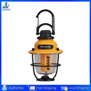 [Vodool Home Mall] LED Emergency Tent Light Type-C Rechargeable Retro Campsite Lantern IPX4 Waterproof for Outdoor Garden Street Path Lawn