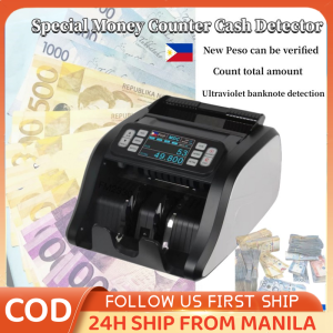 Automatic Money Counter Cash Detector Special Cash Bill Counting Machine Calculators Philippine Currency Peso Counting Machine For Bank Market Convenience Store