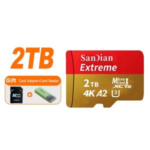 ShanDian 2TB ออริจินัลแฟลช C10ไมโครการ์ด Tf/sd การ์ดบรรจุการ์ด SD 256การ์ด512GB โทรศัพท์/กล้อง/แท็บเล็ต/การ์ดใส่โดรน