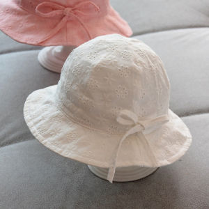 Topi Anak Perempuan Sun Hat Pantai Jalan Jalan Fotografi Instagramable Fashionista Cilik Fisherman Hat