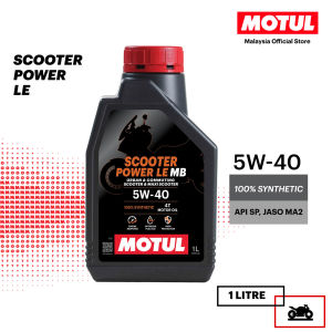 MOTUL Scooter Power LE MB / Power MA 5W40 4T Scooter Engine Oil 100% Synthetic API SP JASO