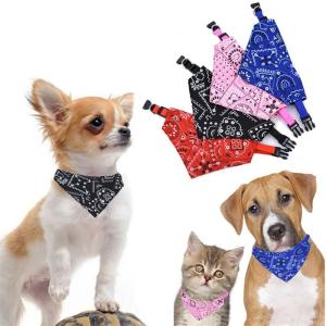 YONIT Bright Color Washable Walking Dog Supplies Plaid Dog Neckerchief For SmallMiddleLarge Dog Dogs Bandana Cats Scarf Pet Accessories Pet Triangle Towel