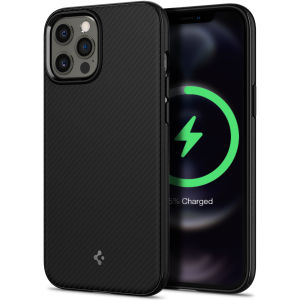 SPIGEN Case for iPhone 12 Series [Mag Armor MagFit] Shock absorption TPU case with a embedded magnet for a stronger MagSafe hold / iPhone 12 Pro max Case / iPhone 12 Pro Case / iPhone 12 Case / iPhone 12 Mini Case **MagSafe Not Included**