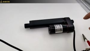50mm 100mm 150mm Linear Actuator DC 12V 24V Linear Motor 100/300/500/700/1000/1200/1500N Stroke Electric Motor Black
