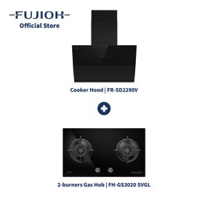 FUJIOH FR-SD2290V Cooker Hood (Ventilating) + FH-GS3020/28/30 Gas Hob Bundle Promo