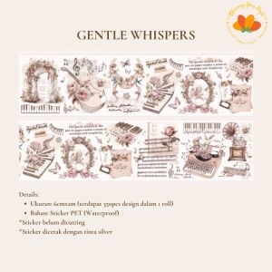 BloomingYourDays 2 Meter Sticker Roll Aesthetic Vintage Retro Stiker untuk Journal Scrapbook Bujo Dekorasi Jurnal deco stiker dekorasi vintage sticker tape roll retro scrapbook decorations