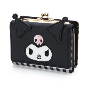 ULEEK  Sanrio Wallet Keychains Hello Kitty Pocketbook My Melody Card Bag Kuromi PU Leather Backpack Cinnamoroll Card Bag