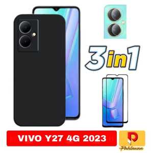 PROMO PAKET 3 INC 1 SOFT CASE VIVO Y27 4G 2023 / VIVO Y27 5G 2023 / VIVO Y36 4G / VIVO Y36 5G / VIVO Y16 2022 Slim Matte Premium Soft case