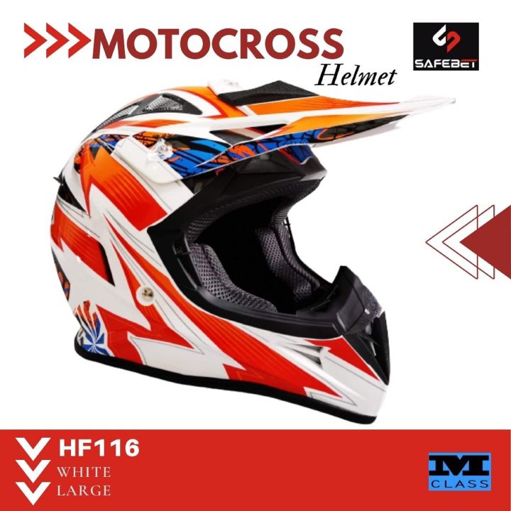SAFEBET MOTOCROSS RIDING GEAR HELMET LARGE SIZE | Lazada PH
