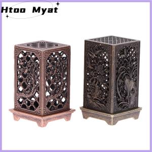 tantuoye Hợp kim Lư Hương chủ xi lanh vuông dọc hương trong nhà hương liệu trang trí nhà Trung Quốc inense đầu đốt