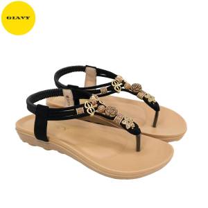 SANDAL NỮ QUAI KẸP KẾT HỌA TIẾT XINH XẮN SH599 - GIAVY