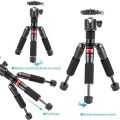 Neewer Portable Desktop Mini Tripod - Aluminum Alloy 20 inches/50 Centimeters with 360 Degree Ball Head, 1/4 inch Quick Shoe Plate for DSLR Camera Video Camcorder, Load up to 11 pounds/5 kilograms. 
