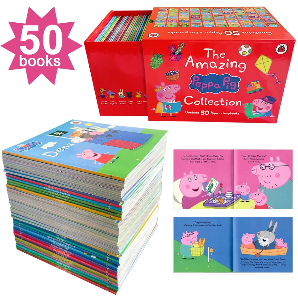 50 Books with Box The Amazing Peppa Pig Collection