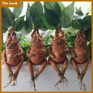 [The Gesh] Mandrake หญ้าเรซิ่นรูปปั้นภูมิทัศน์เครื่องประดับศิลปะ Figurine งานฝีมือสำหรับสวน