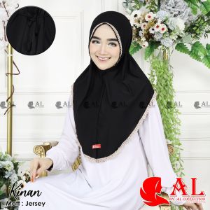 𝐕𝐈𝐐𝐀𝐒𝐓 - BERGO DAILY RENDA TALI KEPANG ROPEL JERSEY PREMIUM KINAN | JILBAB INSTANT KERUDUNG RENDA IMPORT HIJAB INSTAN TERBARU