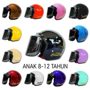 Helm Anak Remaja Terbaik Termurah & Ukuran 8-12 Tahun