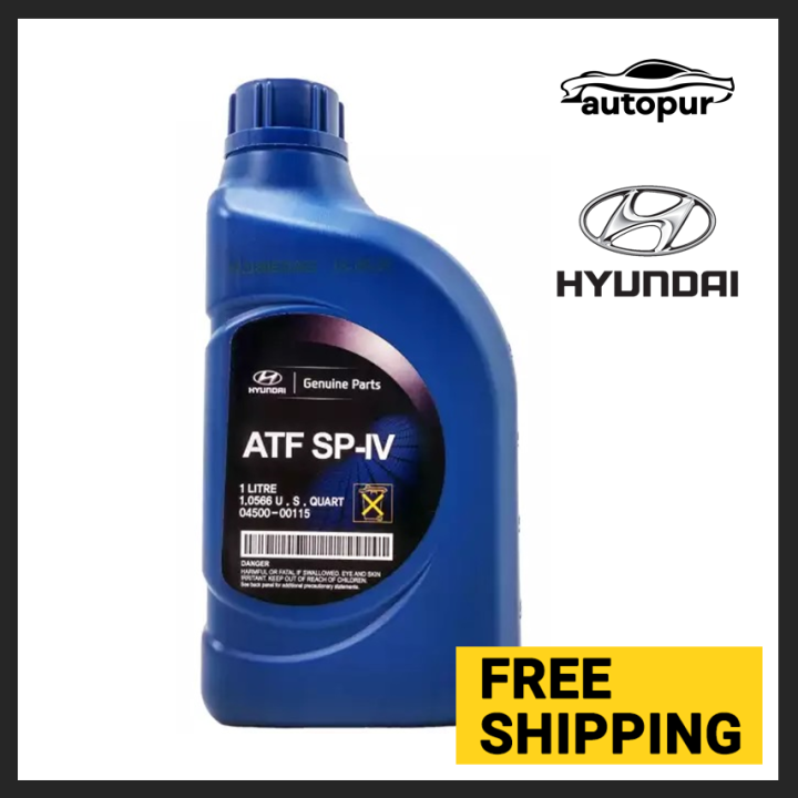 HYUNDAI ATF SP-IV SP4 6 Speed Auto Gear Oil 1 Litre | Lazada