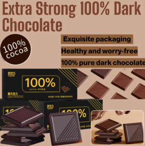 Extra Concentrated 100% Pure Dark Chocolate Gift Box Russian Imported Pure Cocoa Butter Chocolate Without Cocoa Butter Fitness Snack Valentines Day High-End Chocolate