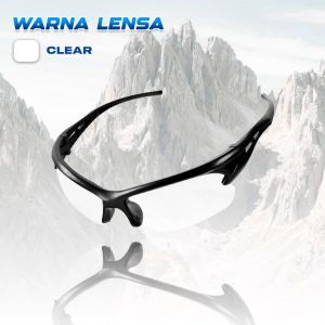 Kacamata Olahraga Anti Silau Lensa Mercury – Kacamata Sepeda Kacamata Serbaguna Kacamata Sport Running Hiking Anti Air Kacamata Sepeda Anti Debu Lensa Mercury