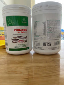 Vitamin và Enzyme tiêu hóa cho cá Prozyme Vemedim (1kg/lon) giúp cá hấp thụ tối đa dinh dưỡng từ thức ăn giảm lượng thức ăn dư thừa tối ưu hiệu quả sử dụng thức ăn.