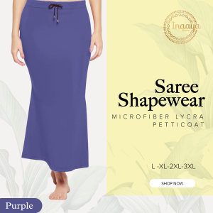 Saree Shapewear Microfiber Lycra Petticoat