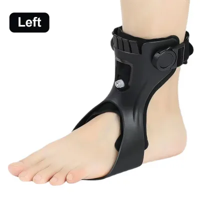 HOUCHU Airbag Plantar Fasciitis Splint Brace Buckle Knob Adjustment Dorsal Drop Foot Orthopedic Brace Foot Orthosis Stabilizer Support Breathable Foot Drop Orthosis Foot Care
