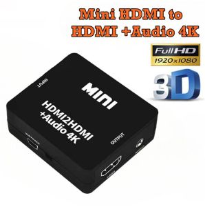 HDMI To HDMI 1080p HD Converter Audio Extractor Adapter For PC Laptop HDTV
