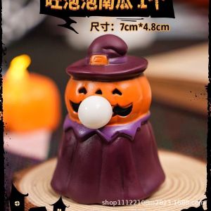 Halloween small gifts pumpkin lanterns squishy toys childrens toys kindergarten decorations scene props and decorative ornaments