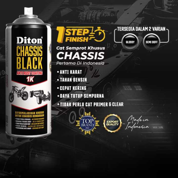 DITON CHASSIS BLACK ANTI RUST COATING 1K 400ML
