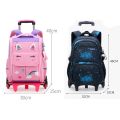 (48 hours delivery)Trolley children's school bag  kindergarten girl bag trolley backpack 6-wheel stair trolley bag for kids boys trolley bag for kids girls  Backpacks Trolley school bag with wheels. 