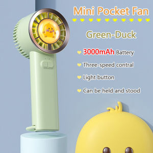 Portable Mini Fan USB Rechargeable Handheld Fan 5-Speed Adjustable Folding Fan Foldable Desktop Fan