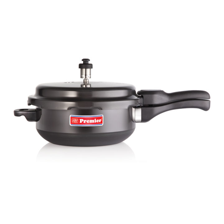 Premier Cucina Trendy black Hard Anodized Handi Pressure Cooker