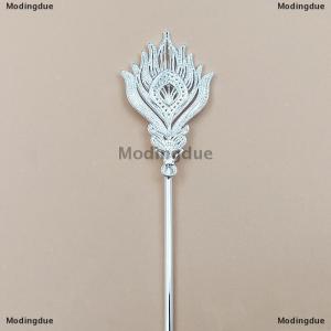 [COD] Modingdue 10 Pieces Alloy Phoenix Feather Welding 163x3.3MM Iron Hair Stick Diy Jewelry Accessories
