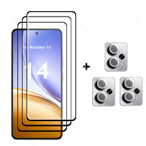 6 In 1 For Realme 14 Glass Tempered Glass Realme 14 Glass Screen Protector Camera Film Realme 14 Film Protector h260729