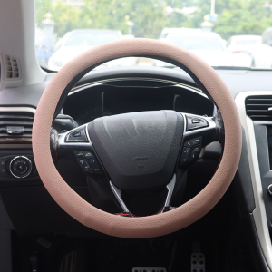 Car Non-slip Silicone Steering Wheel Cover Universal Auto Styling Silicone Protective Cover Steering Wheel Elastic Cover 32-40cm
