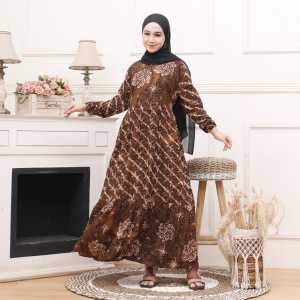 Gamis Rayon Premium Lengan Panjang Model Terbaru 2022 Disya Fashion