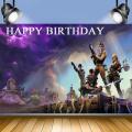 Fortnite Backdrop Video Game Background for Boy Birthday Banner Party Decorations Photography. 