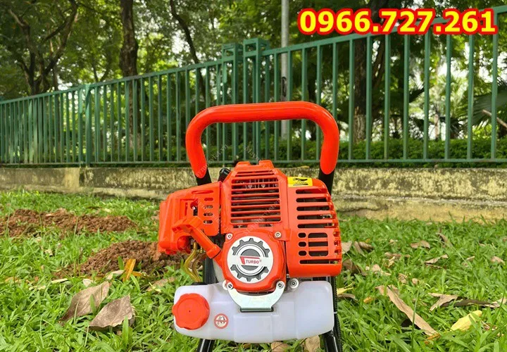 Máy khoan lỗ trồng cây cầm tay động cơ 2 thì tặng kèm mũi khoan