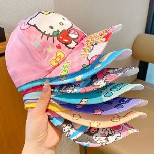 Kawaii Kuromi Hello Kitty Sanrio เบสบอลหมวกการ ์ ตูน Cinnamoroll Pochacco พิมพ ์ หวานคอลเลกชันกีฬากลางแจ ้ งครีมกันแดด Sun หมวกของขวัญวันเกิดสําหรับเด ็ กและเด ็ กหญิง