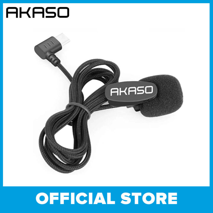 [Philippines Stock] AKASO Brave External Microphone For Action