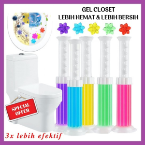 Toilet Cleaner Gel Pewangi Aromatic Pengharum Stempel Bunga Pembersih Suntikan Closet WC Kamar Mandi Anti Bau - FR Gallery