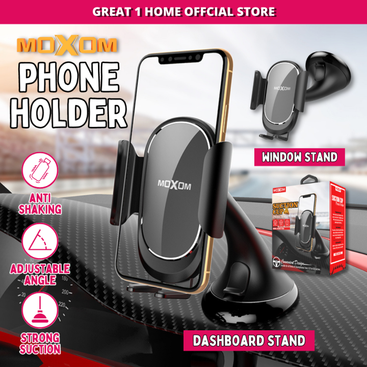 Suction Cup Phone Holder MOXOM MXVS03 360º Rotation Free Stretching