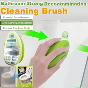 🔥Hot Sale🔥 Glass Tile Cleaning Brush Technology For Limescale Removal Bathroom Cleaning Brush Short Handle Scale Artifact