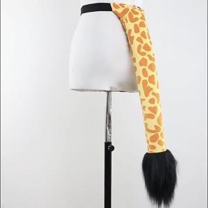 Animal Tail Jungle Zoo Party Decoration Giraffe/Cow/Leopards/Zebras Tail Halloween Animal Cosplay Costume Accessory