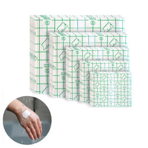 100pcs Waterproof transparent plaster adhesive medical wound dressing fixing tape