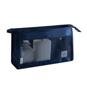 IVAOU Hanging Travel Cosmetic Bag Foldable Portable Shower Storage Pouch Large Capacity Multifunctional Toiletry Bag Brushes