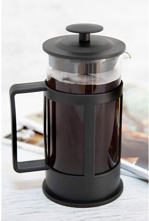 Best French Press Coffee Tea Maker 12Oz Easy to use Top Barista Delicious  Thickened Borosilicate Glass Coffee Press Rust-Free Dishwasher Safe