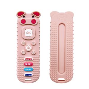 Baby Silicone Remote Control Toy Teether Baby Anti Hand Eating Teething Stick Children Toys
